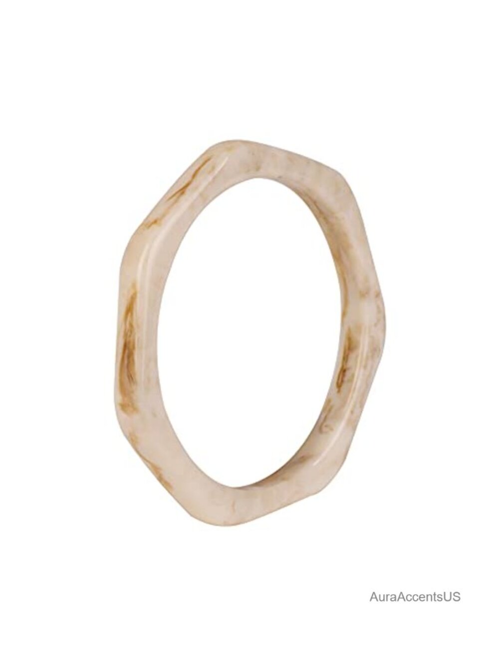Acrylic Resin Tortoise Shell Wrap Bangle Geometric Cuff Bracelet